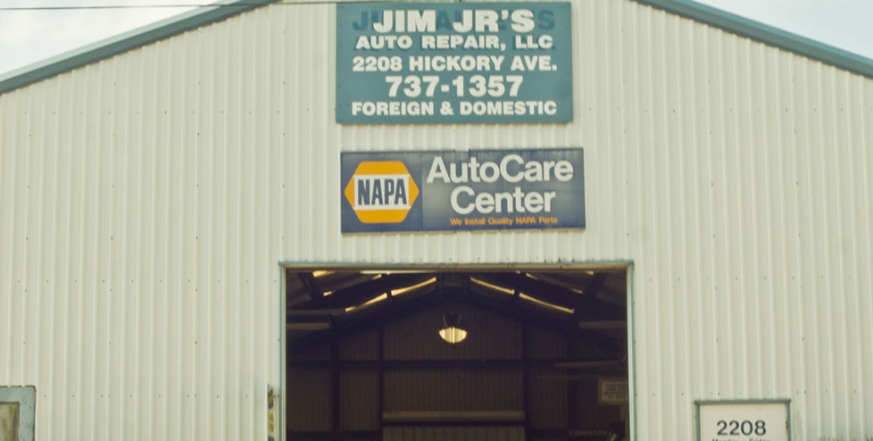 Jim Jr's Auto Repair Shop Front